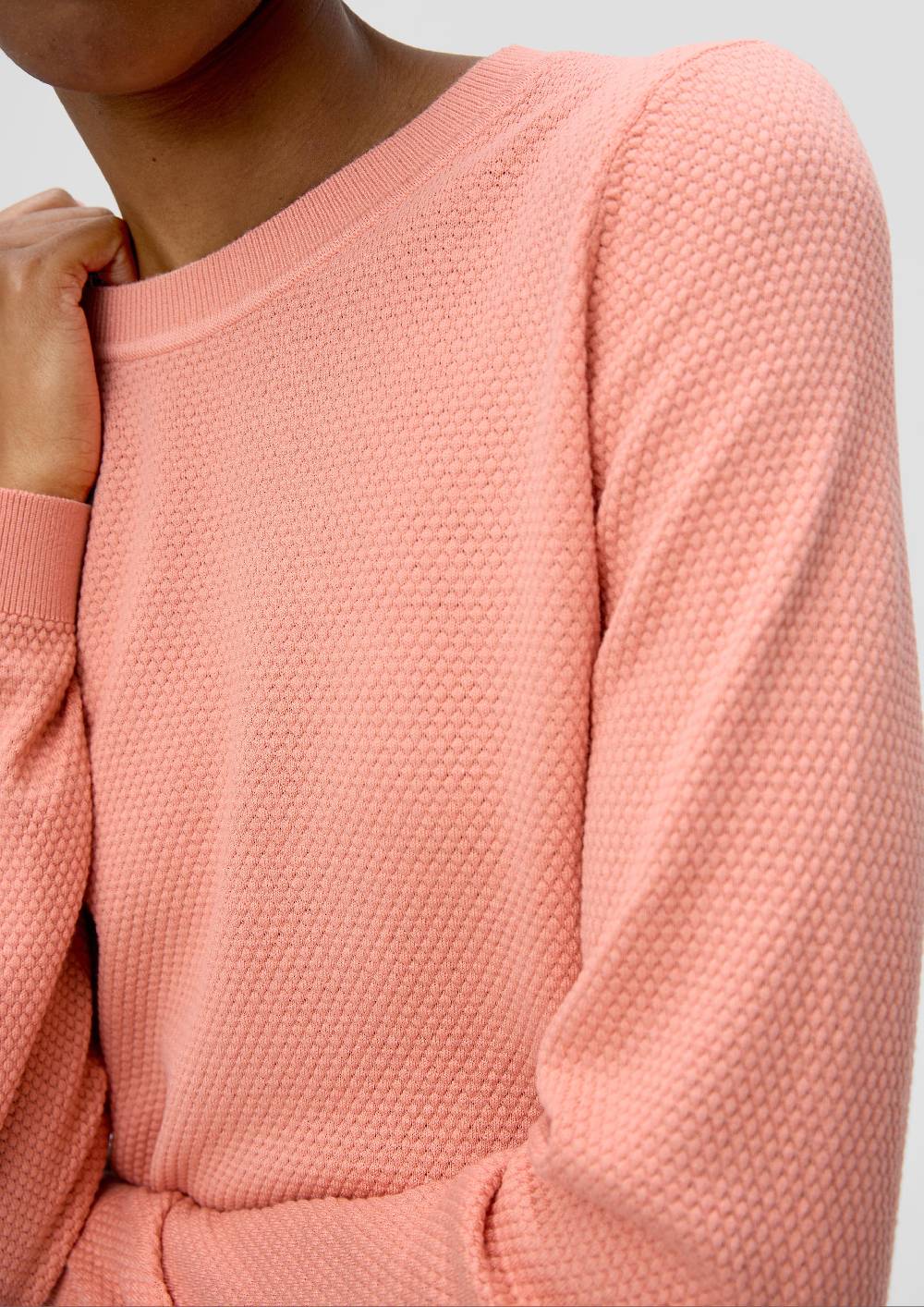 S.Oliver Strickpullover mit Dobby-Struktur Verkauf