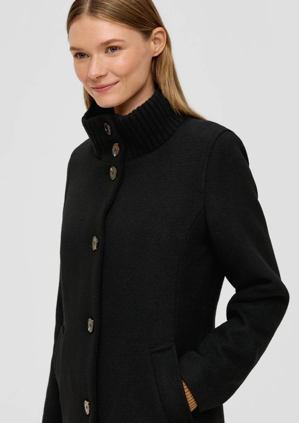 S.Oliver Twillmantel mit Stehkragen Fabrik Onlineshop