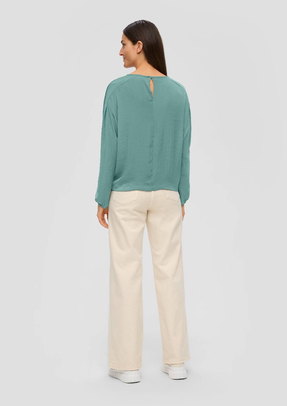 S.Oliver Satinbluse im Loose Fit Sonderangebot