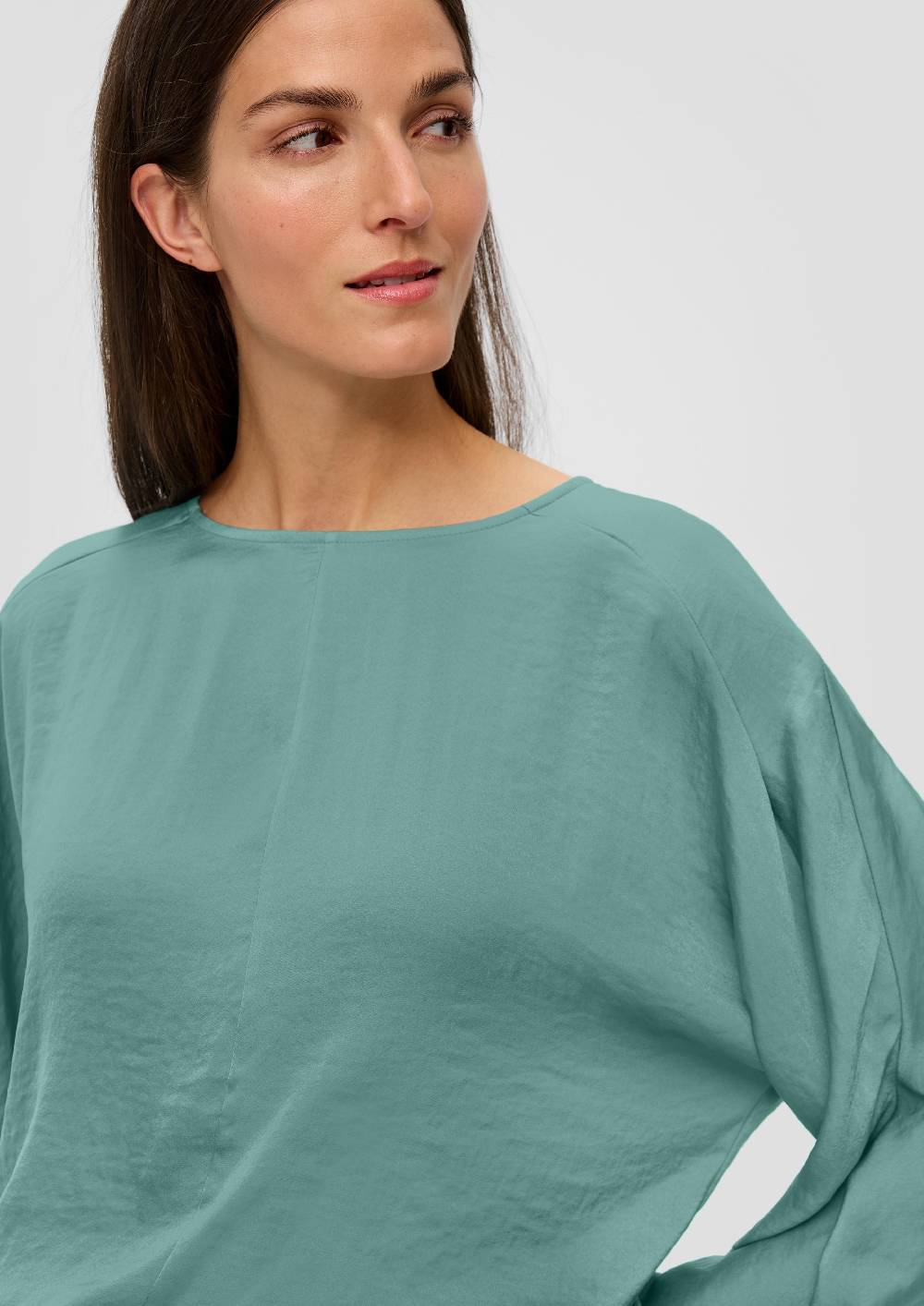 S.Oliver Satinbluse im Loose Fit Sonderangebot