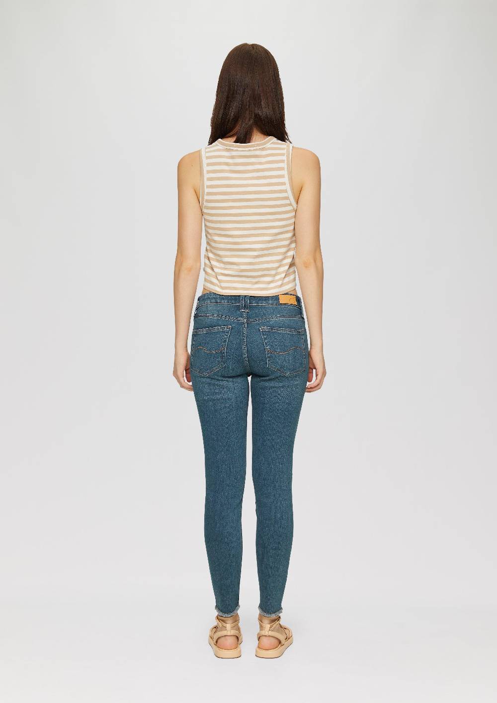 S.Oliver Ankle-Jeans Sadie / Mid Rise / Skinny Leg / Super Stretch Rabatt