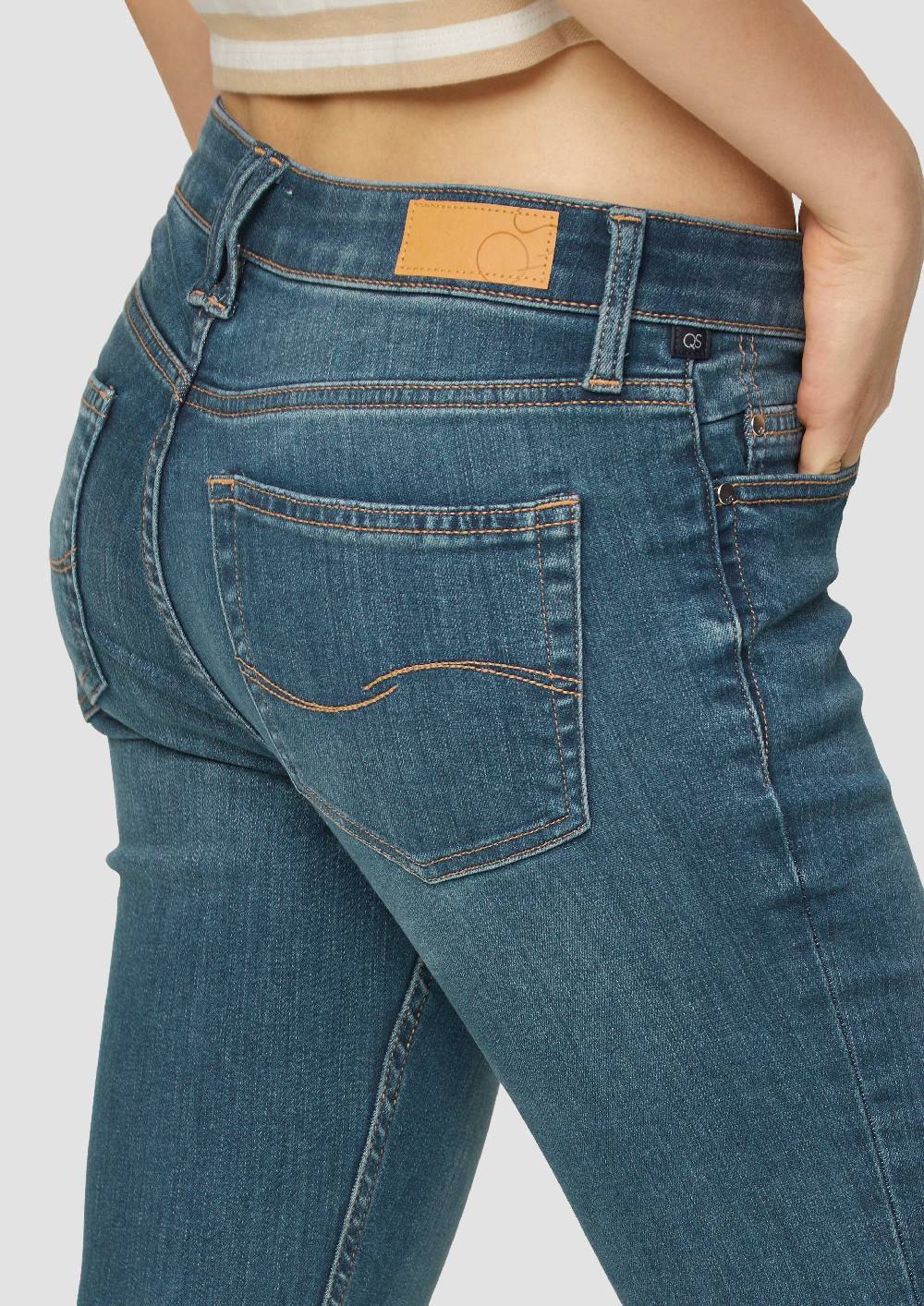 S.Oliver Ankle-Jeans Sadie / Mid Rise / Skinny Leg / Super Stretch Rabatt