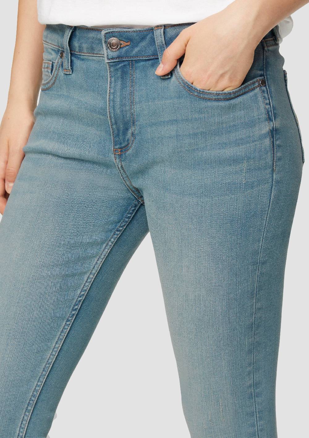 S.Oliver Ankle-Jeans Sadie / Mid Rise / Skinny Leg / Super Stretch Günstig kaufen