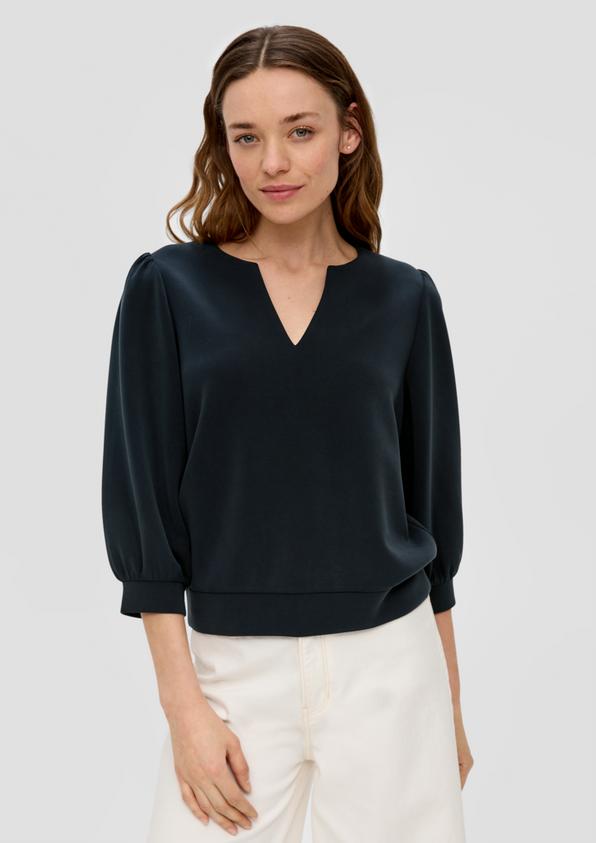 S.Oliver Langarmshirt mit Tunika-Ausschnitt Begrenztes Angebot