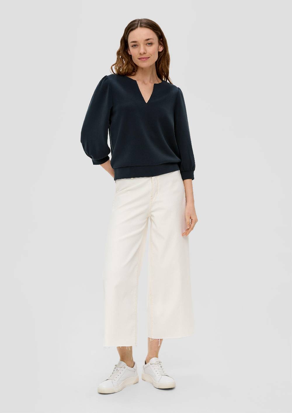 S.Oliver Langarmshirt mit Tunika-Ausschnitt Begrenztes Angebot