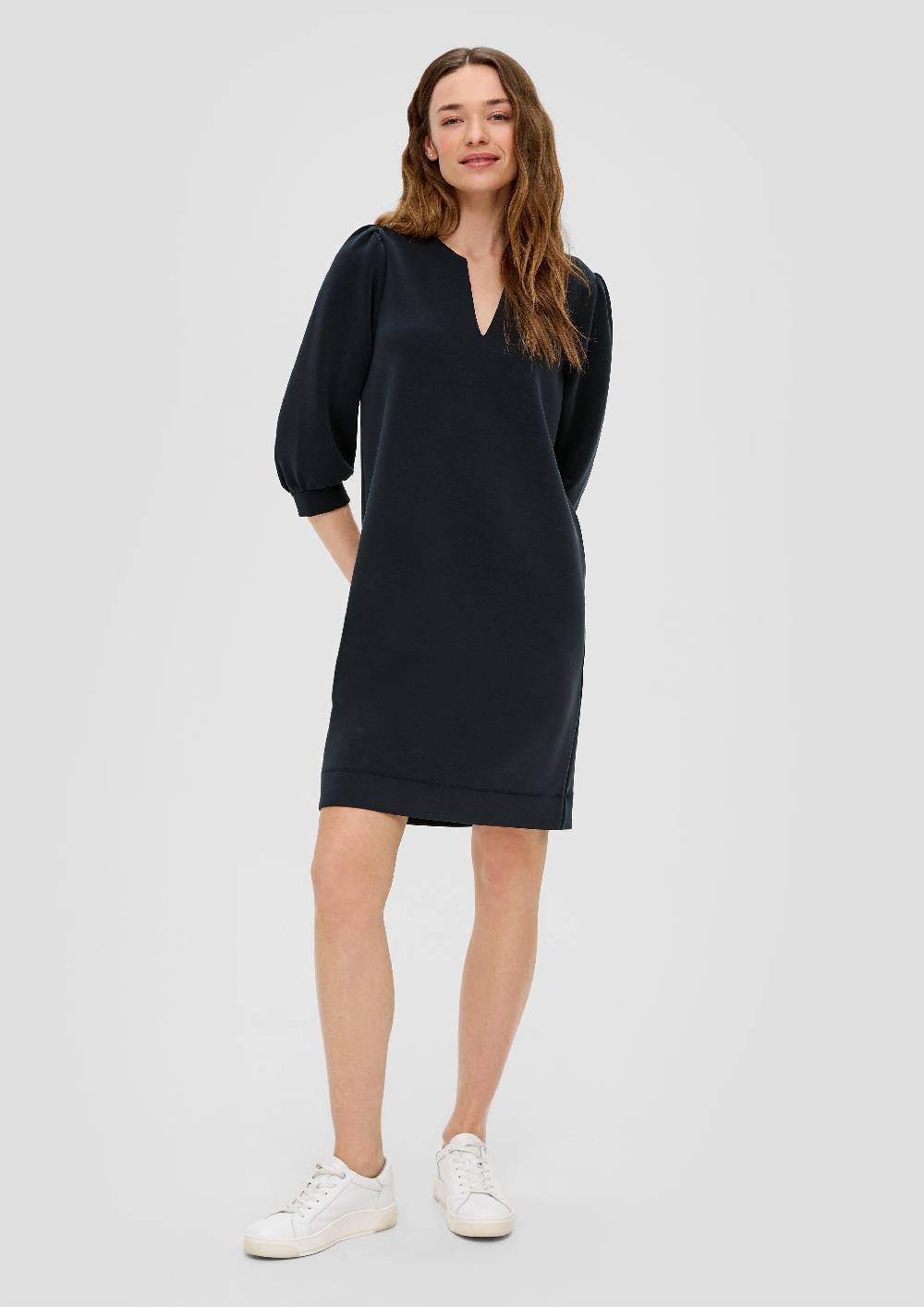 S.Oliver Softshell-Kleid mit V-Ausschnitt Online Shopping