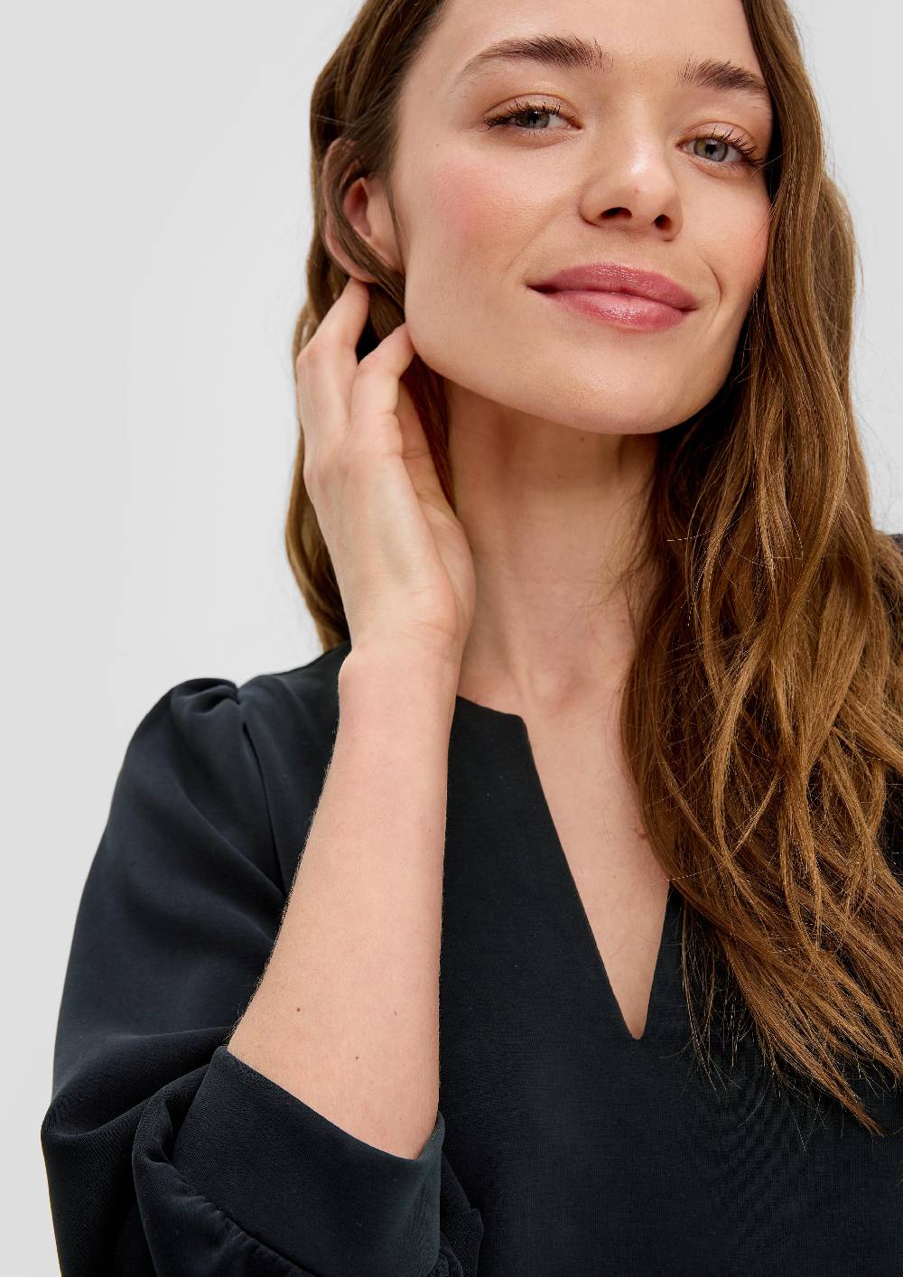 S.Oliver Softshell-Kleid mit V-Ausschnitt Online Shopping