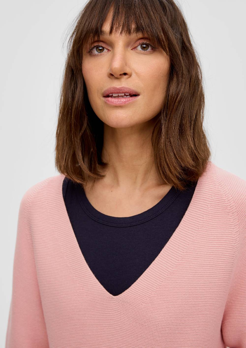 S.Oliver Strickpullover mit V-Ausschnitt Black Friday