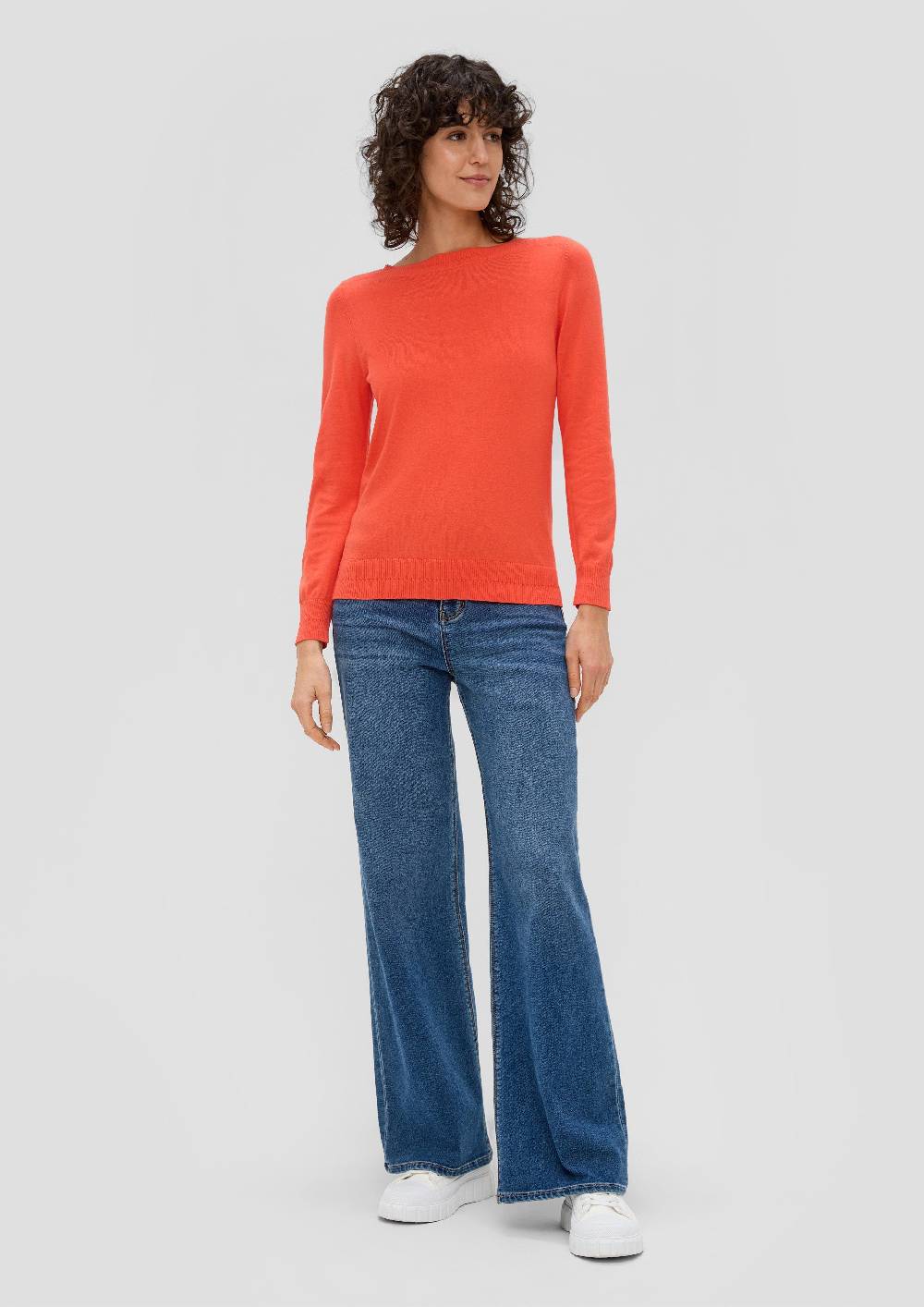 S.Oliver Longsleeve mit U-Boot-Ausschnitt Cyber Monday