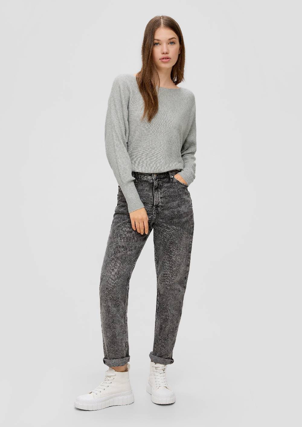 S.Oliver Rippstrickpulli mit Fledermausarm Weihnachtsangebot