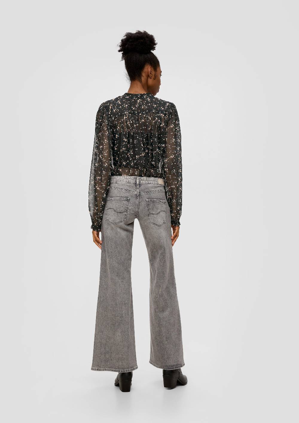 S.Oliver Chiffon-Bluse mit Knöpfen Muttertagsangebot