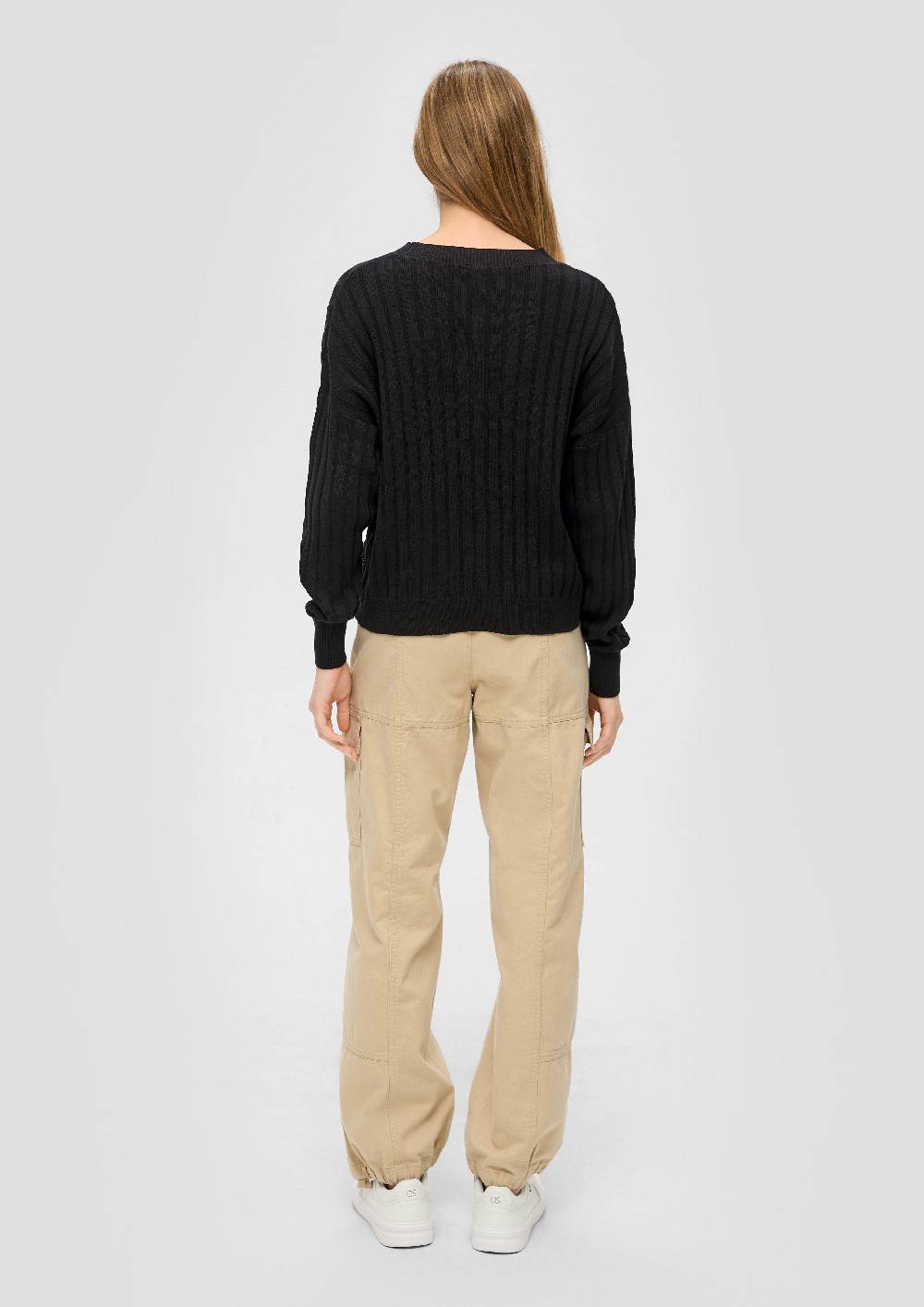 S.Oliver Weicher Strickpullover aus Baumwollmix Lagerräumung