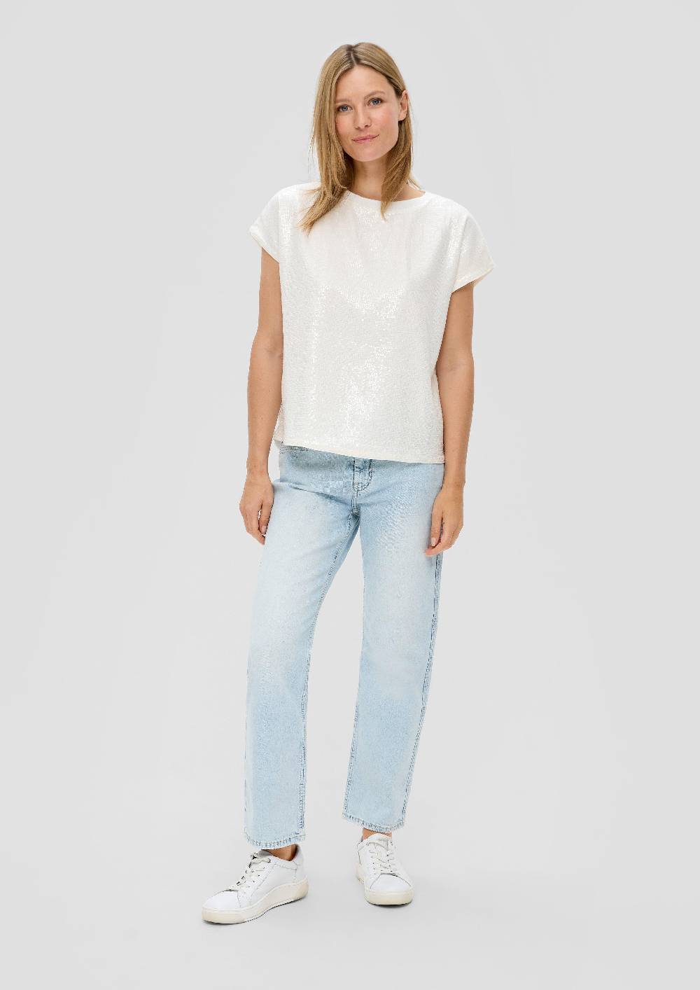 S.Oliver Cropped-Jeans Karolin / Regular Fit / Mid Rise / Straight Leg Große Rabatte