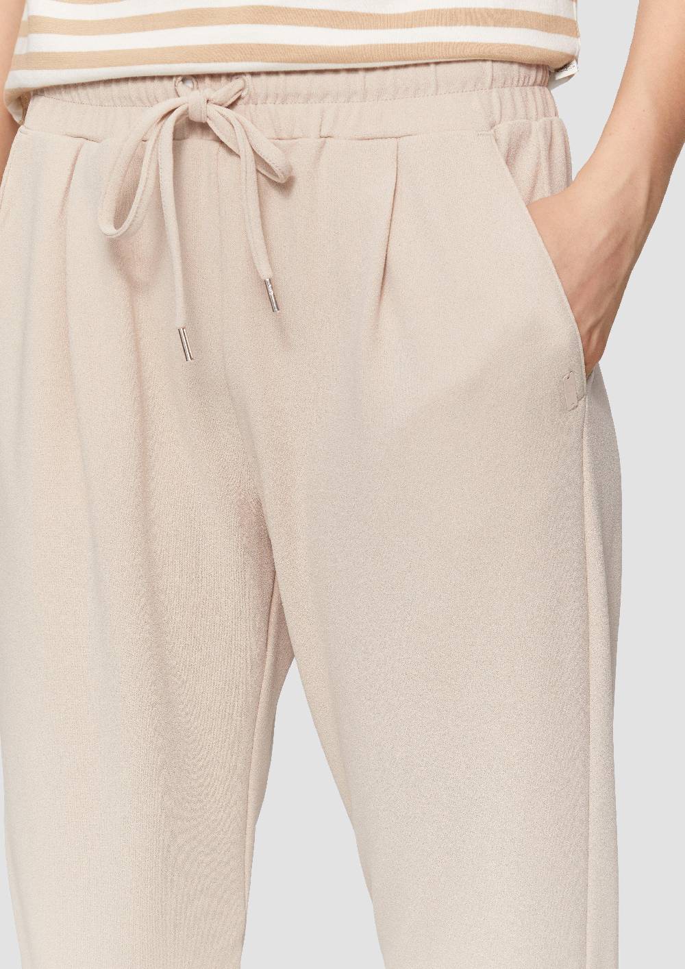 S.Oliver Jogpants aus Interlock-Crêpe Sonderangebote
