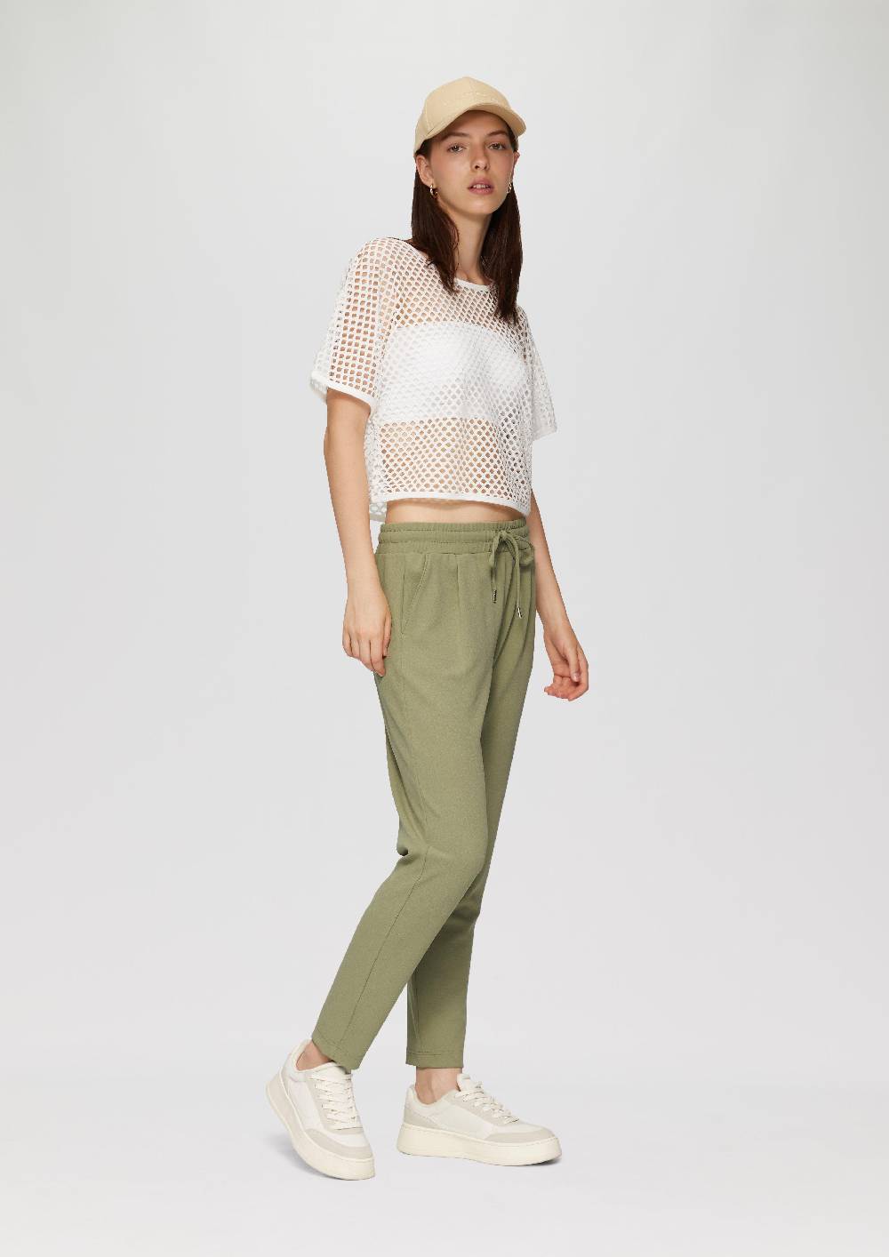S.Oliver Jogpants aus Interlock-Crêpe Riesige Ersparnisse