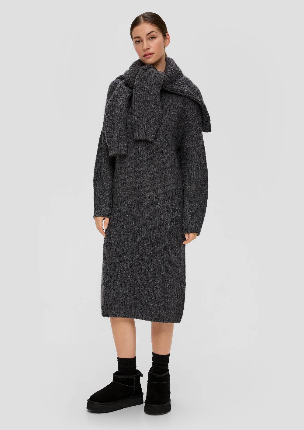 S.Oliver Midi-Kleid aus Strick Super Sparpreis