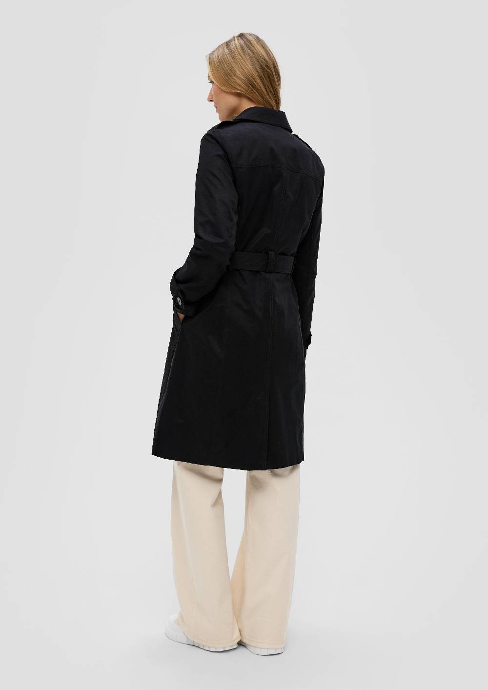 S.Oliver Langer Trench-Coat Begrenzte Freigabe