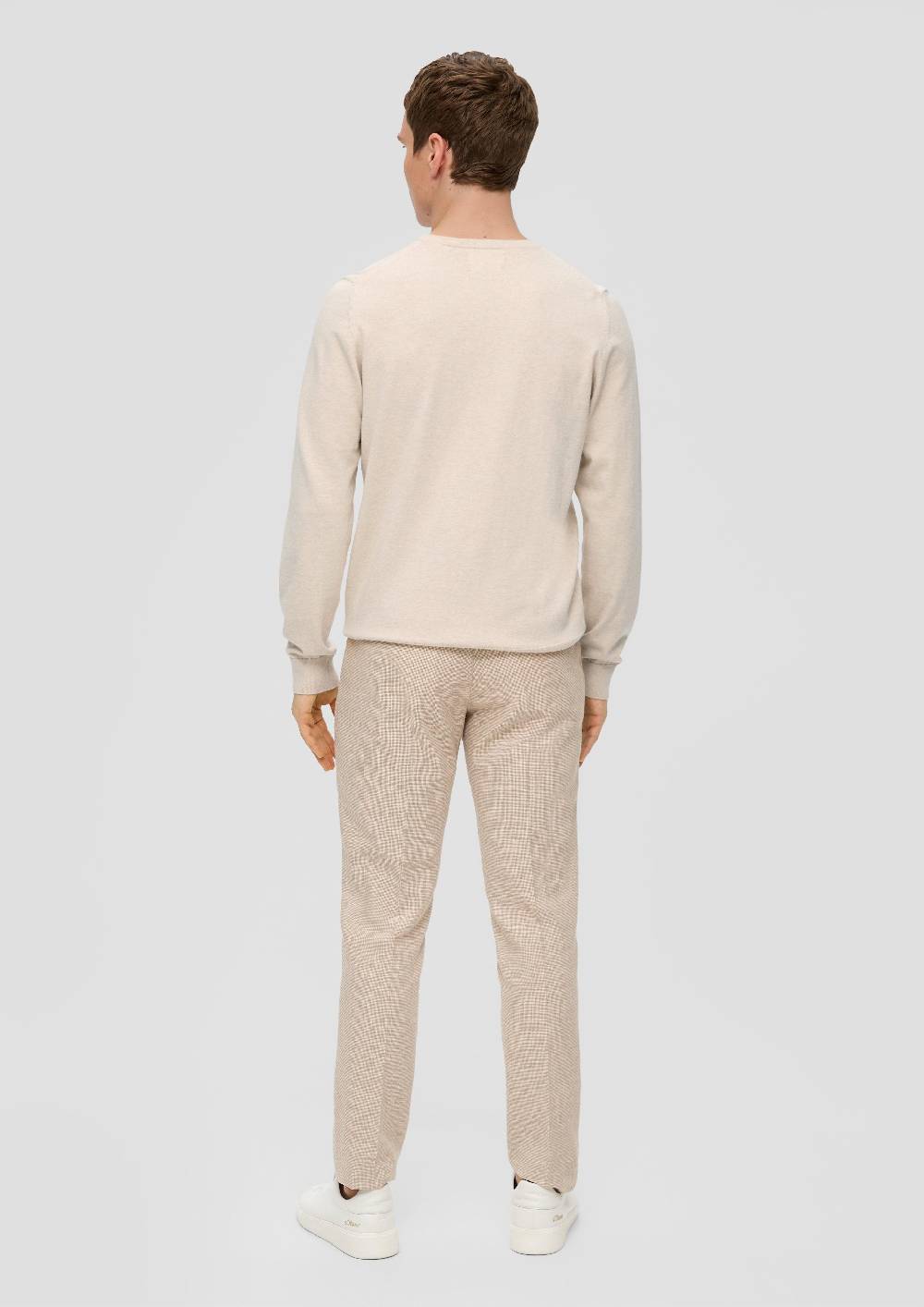 S.Oliver Strickpullover aus Seide mit Crew Neck Bis zu 50% Rabatt