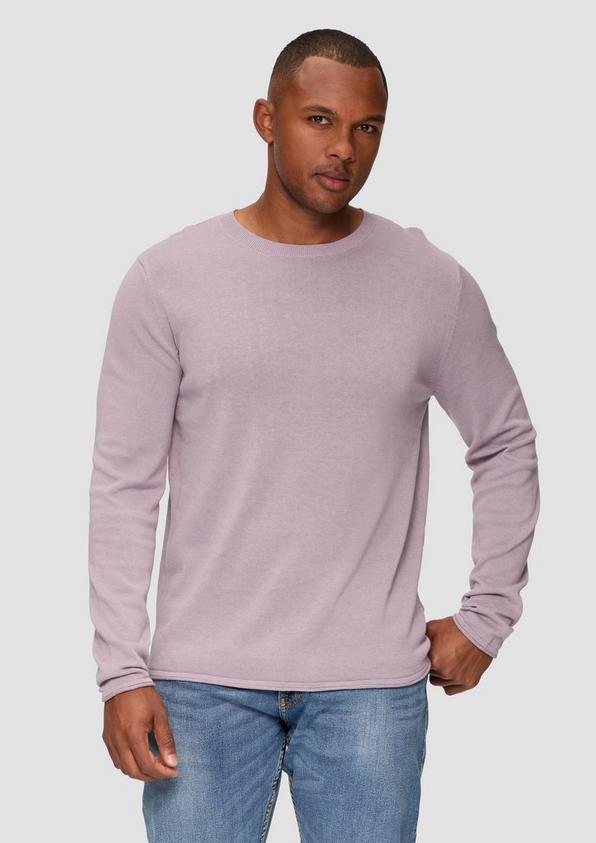 S.Oliver Strickpullover mit Rollsaum und Wascheffekt Bis zu 60% Rabatt