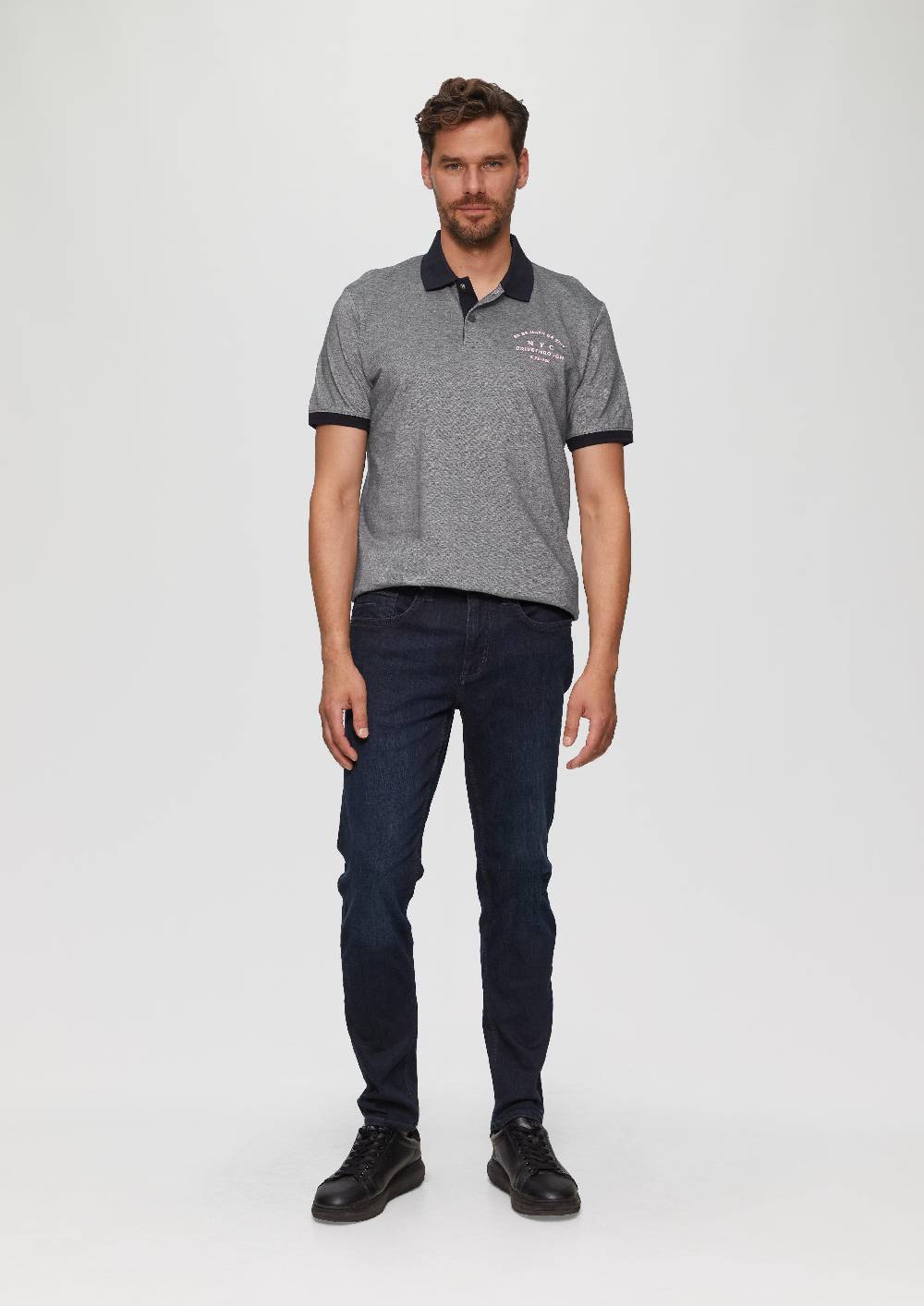 S.Oliver Poloshirt aus Baumwollpiqué mit Kontrast-Details Bis zu 55% Rabatt