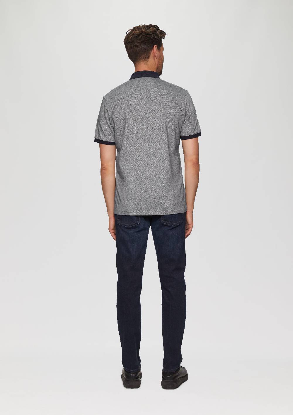 S.Oliver Poloshirt aus Baumwollpiqué mit Kontrast-Details Bis zu 55% Rabatt