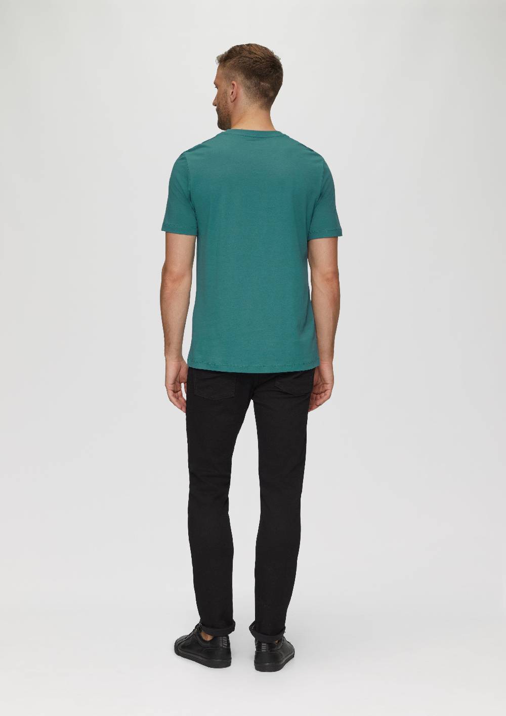S.Oliver T-Shirt mit Logo-Motiven aus reiner Baumwolle Riesige Rabatte