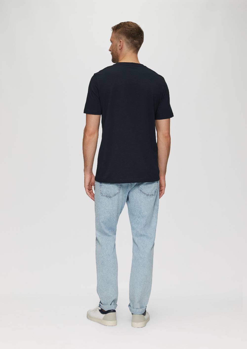 S.Oliver T-Shirt mit Logo-Motiven aus reiner Baumwolle Clearance-Verkauf