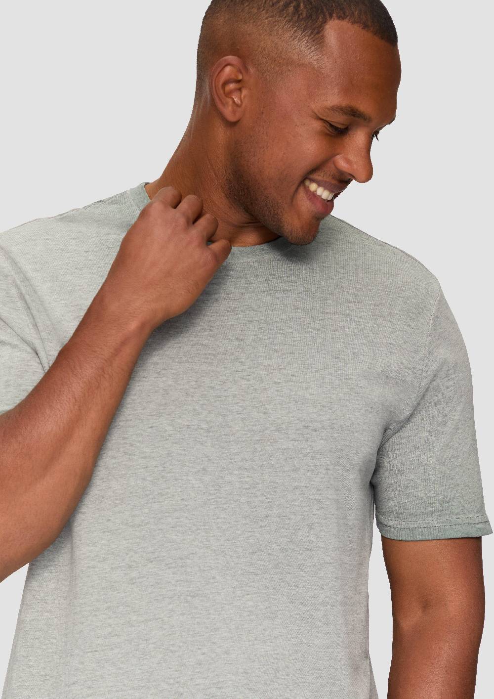 S.Oliver T-Shirt aus Baumwollmix mit Wascheffekt Speichern exportieren