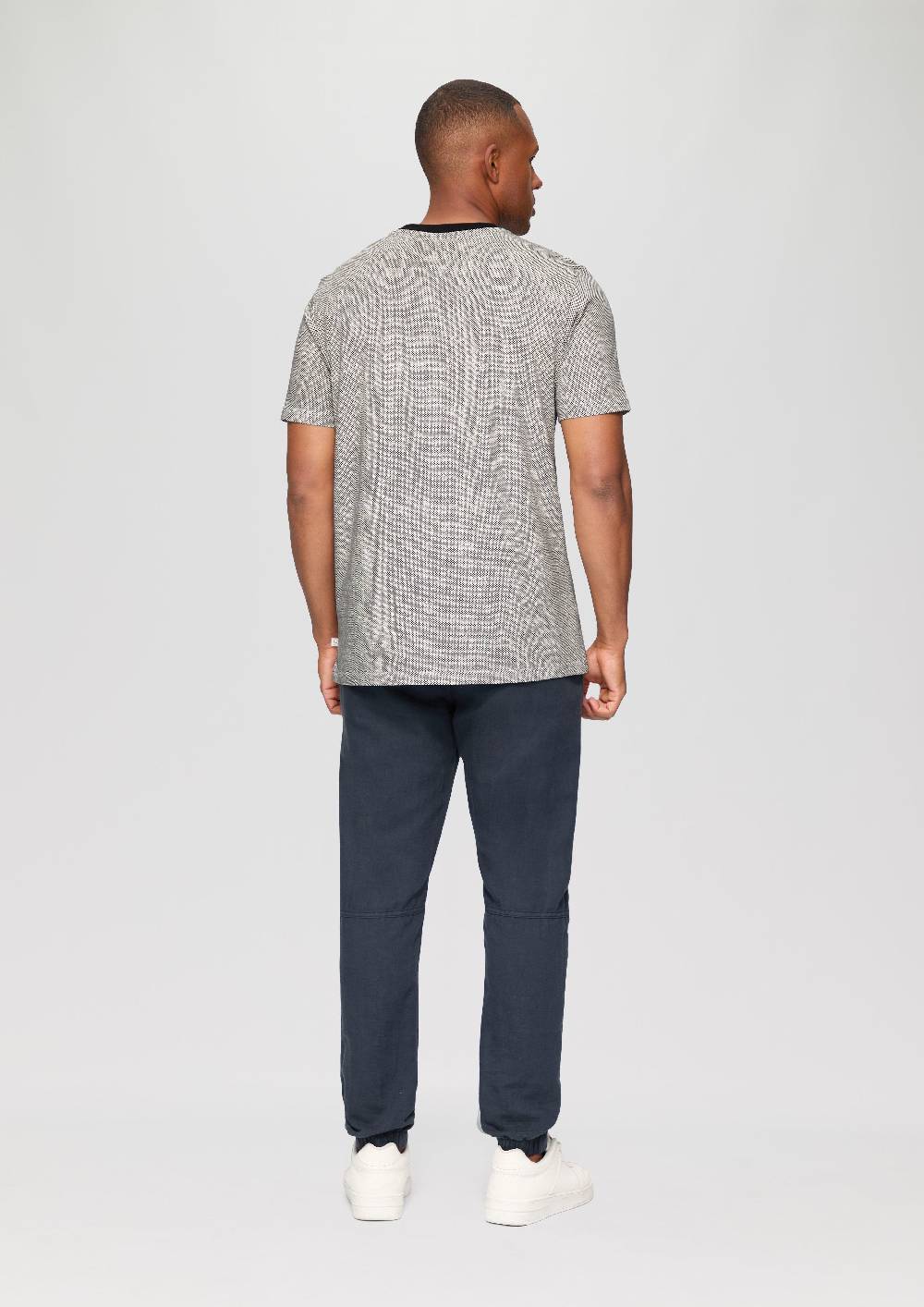 S.Oliver T-Shirt mit All-over-Print 50% Rabatt für begrenzte Zeit