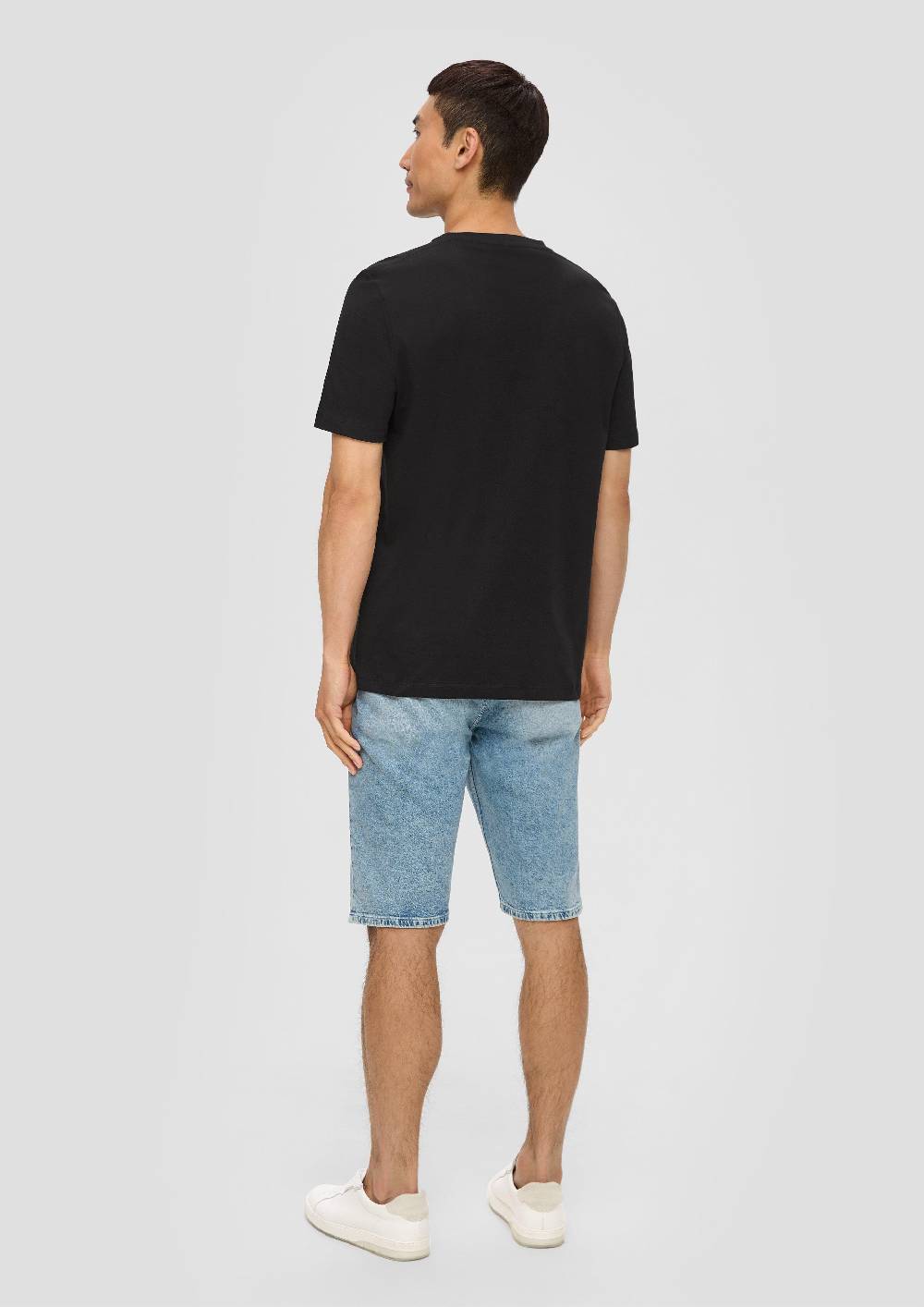 S.Oliver T-Shirt aus Baumwolle mit Label-Print Online