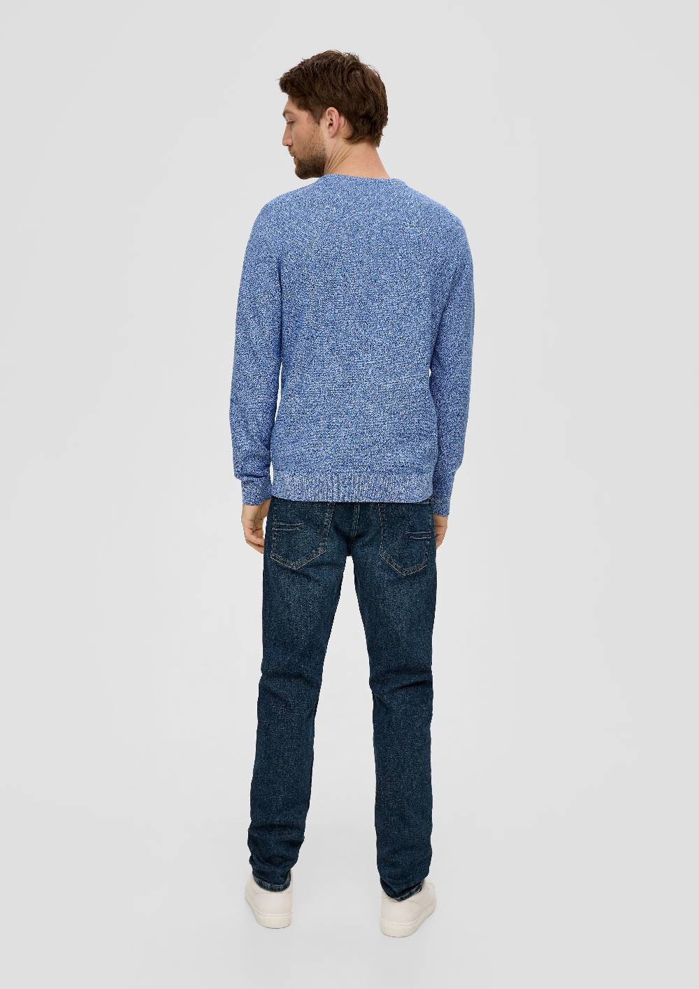 S.Oliver Feinstrickpullover mit Crew Neck Verkauf