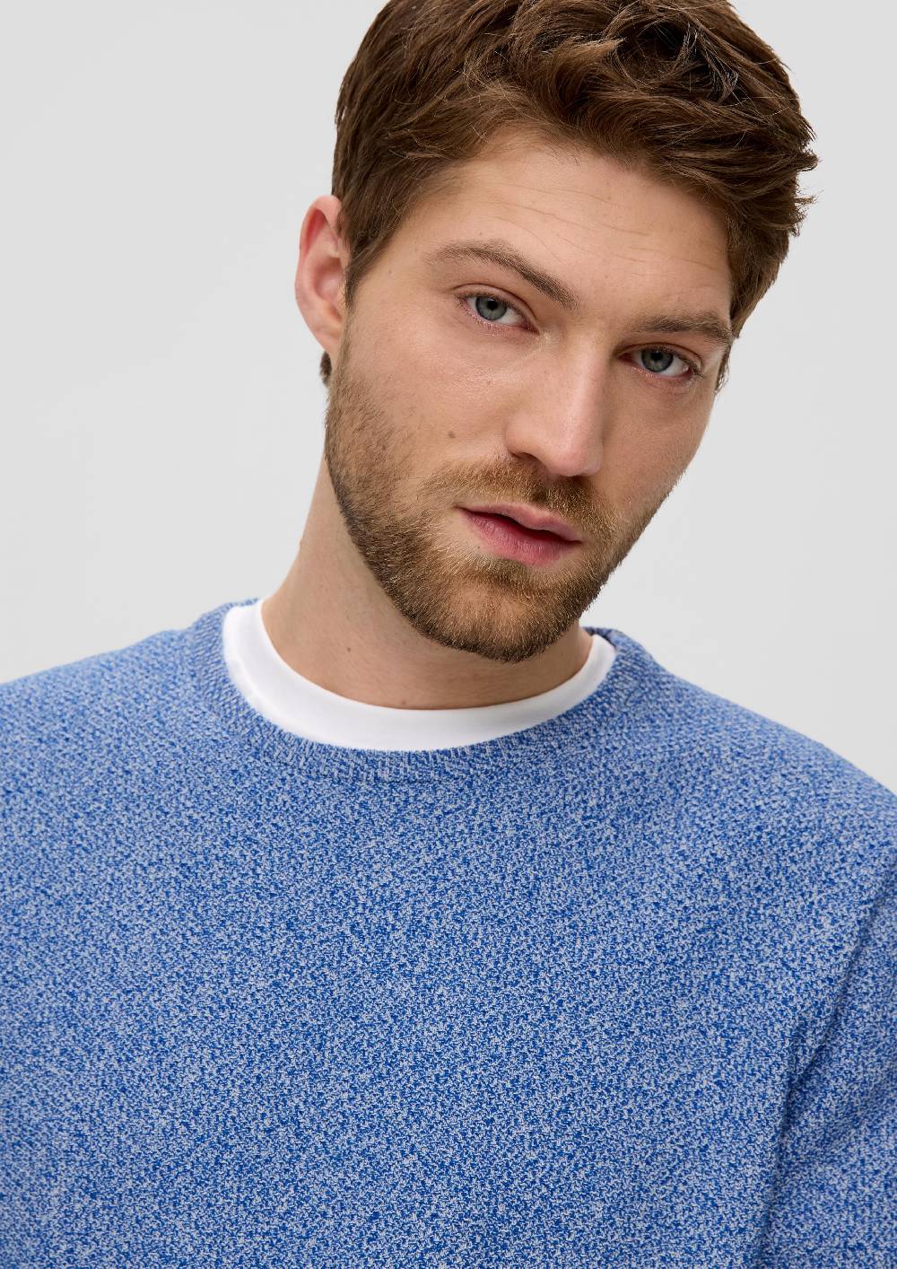 S.Oliver Feinstrickpullover mit Crew Neck Verkauf