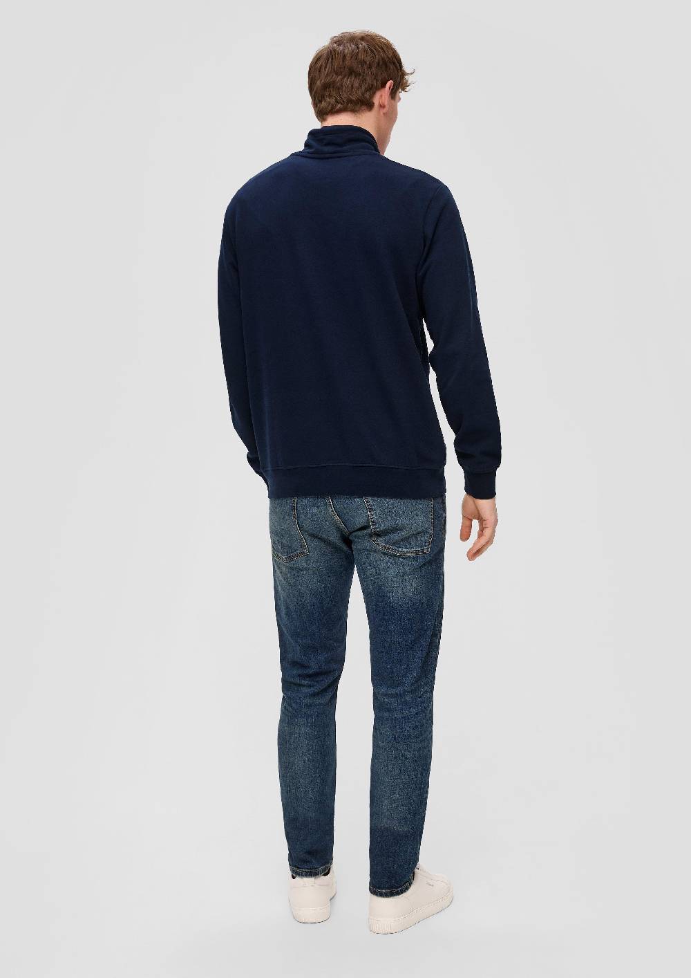 S.Oliver Sweatshirt mit Logo-Print im Angebot