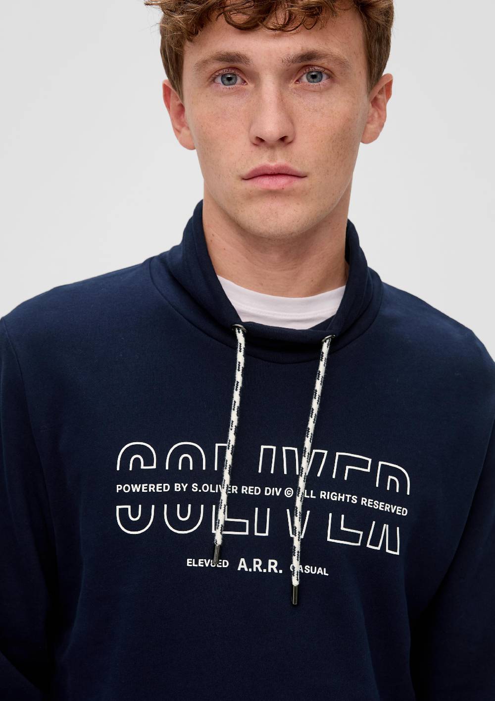S.Oliver Sweatshirt mit Logo-Print im Angebot