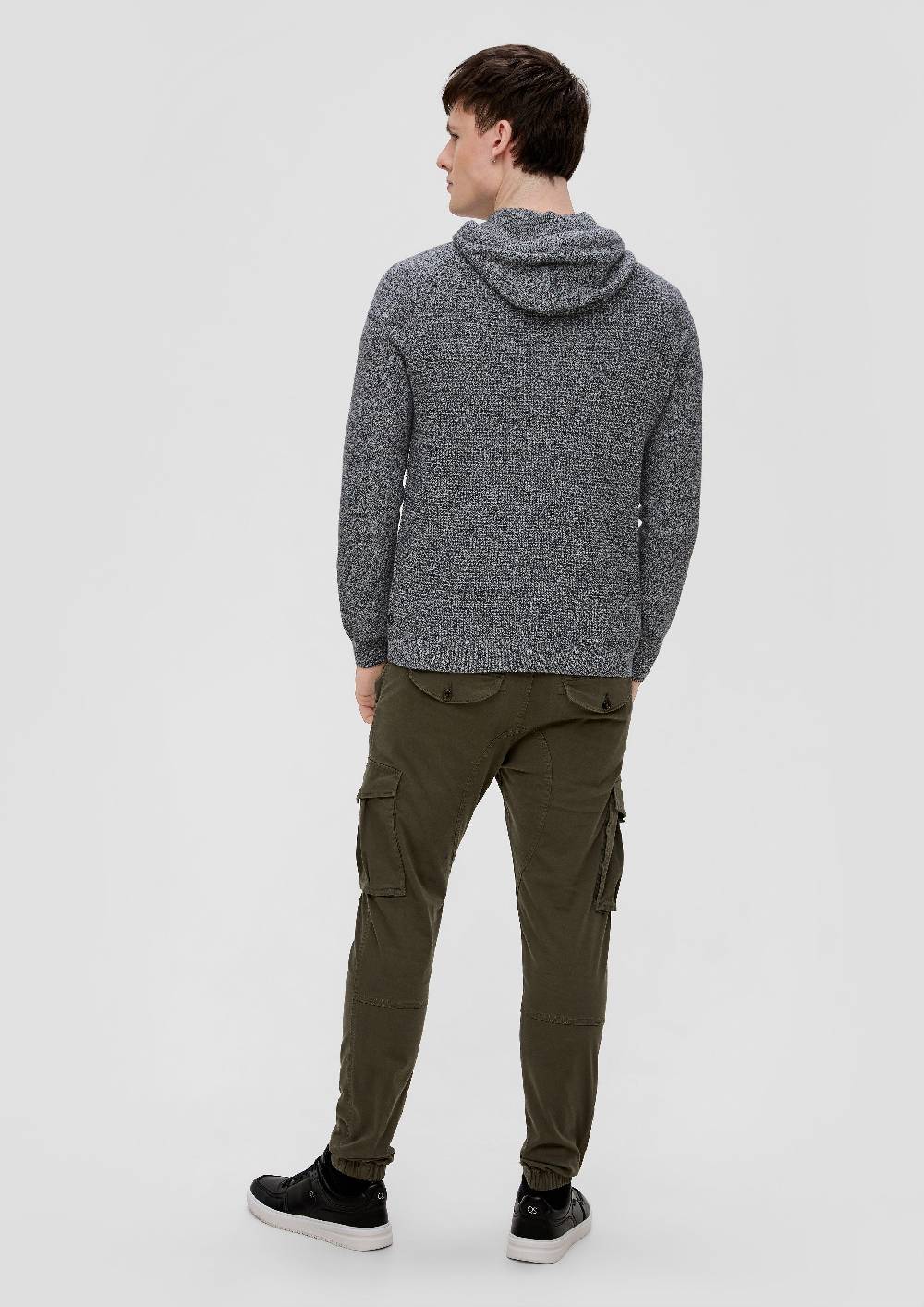 S.Oliver Strickpullover mit Kapuze Schlussverkauf