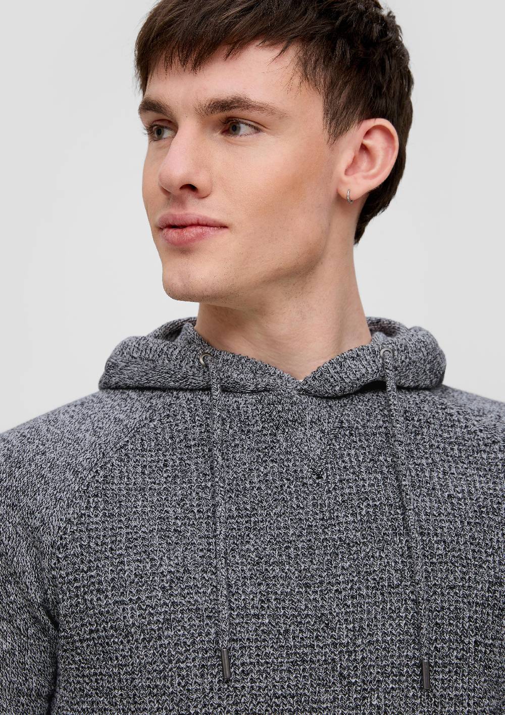 S.Oliver Strickpullover mit Kapuze Schlussverkauf
