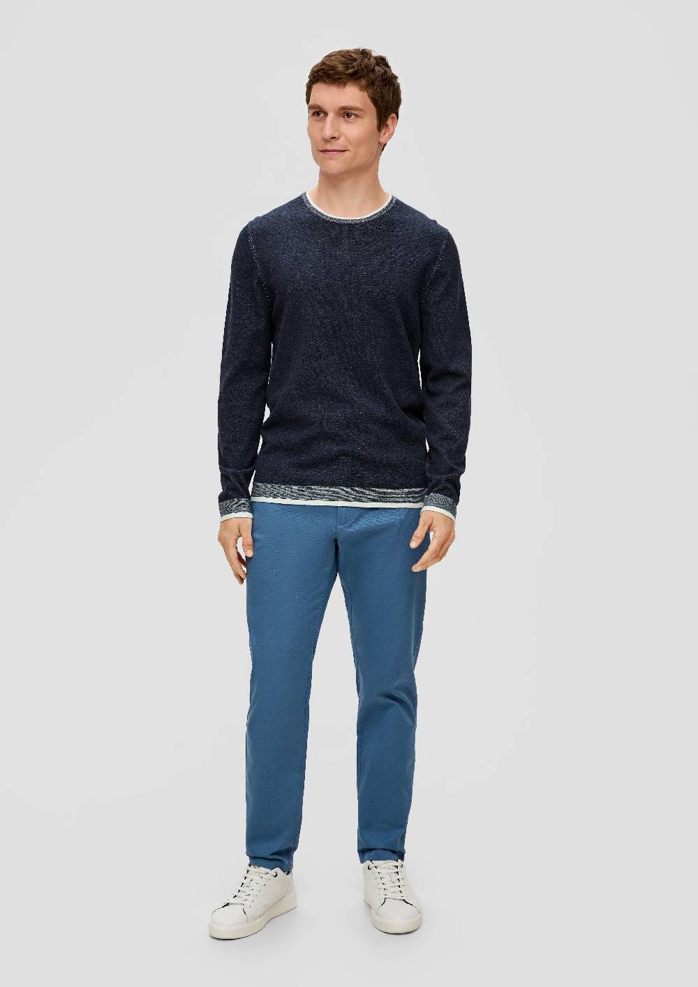 S.Oliver Strickpullover in melierter Optik Kostenloser Versand