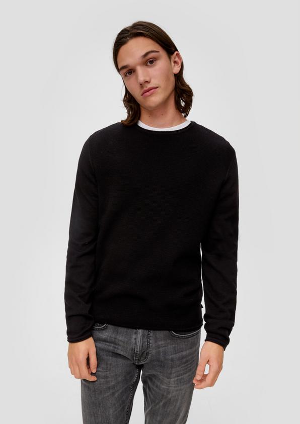 S.Oliver Strickpullover mit Musterstruktur Flash Sale