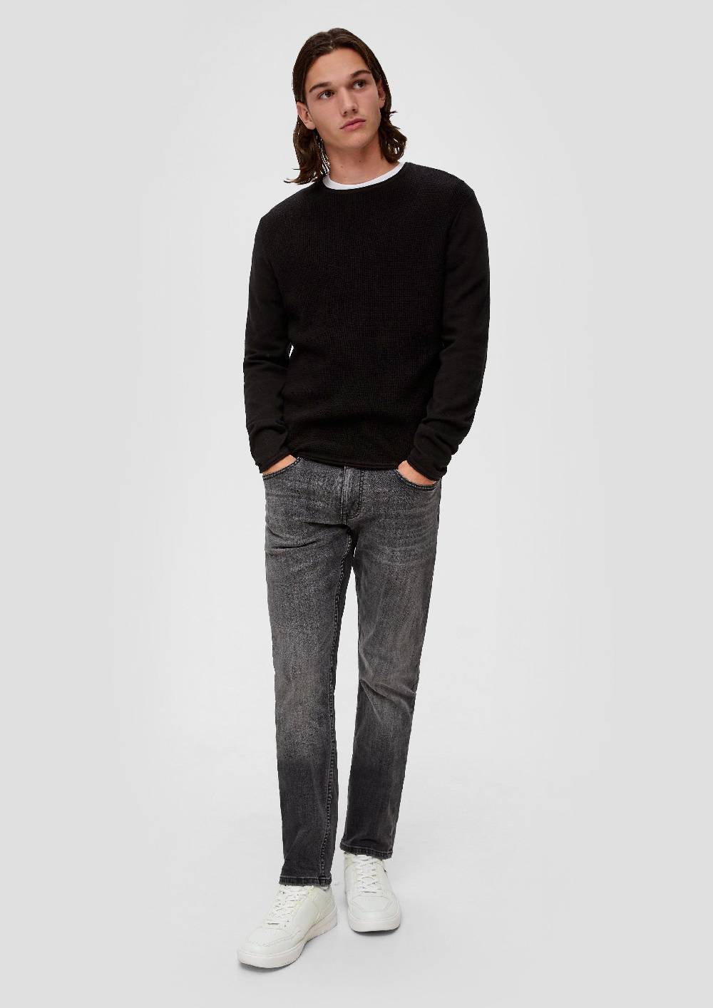 S.Oliver Strickpullover mit Musterstruktur Flash Sale