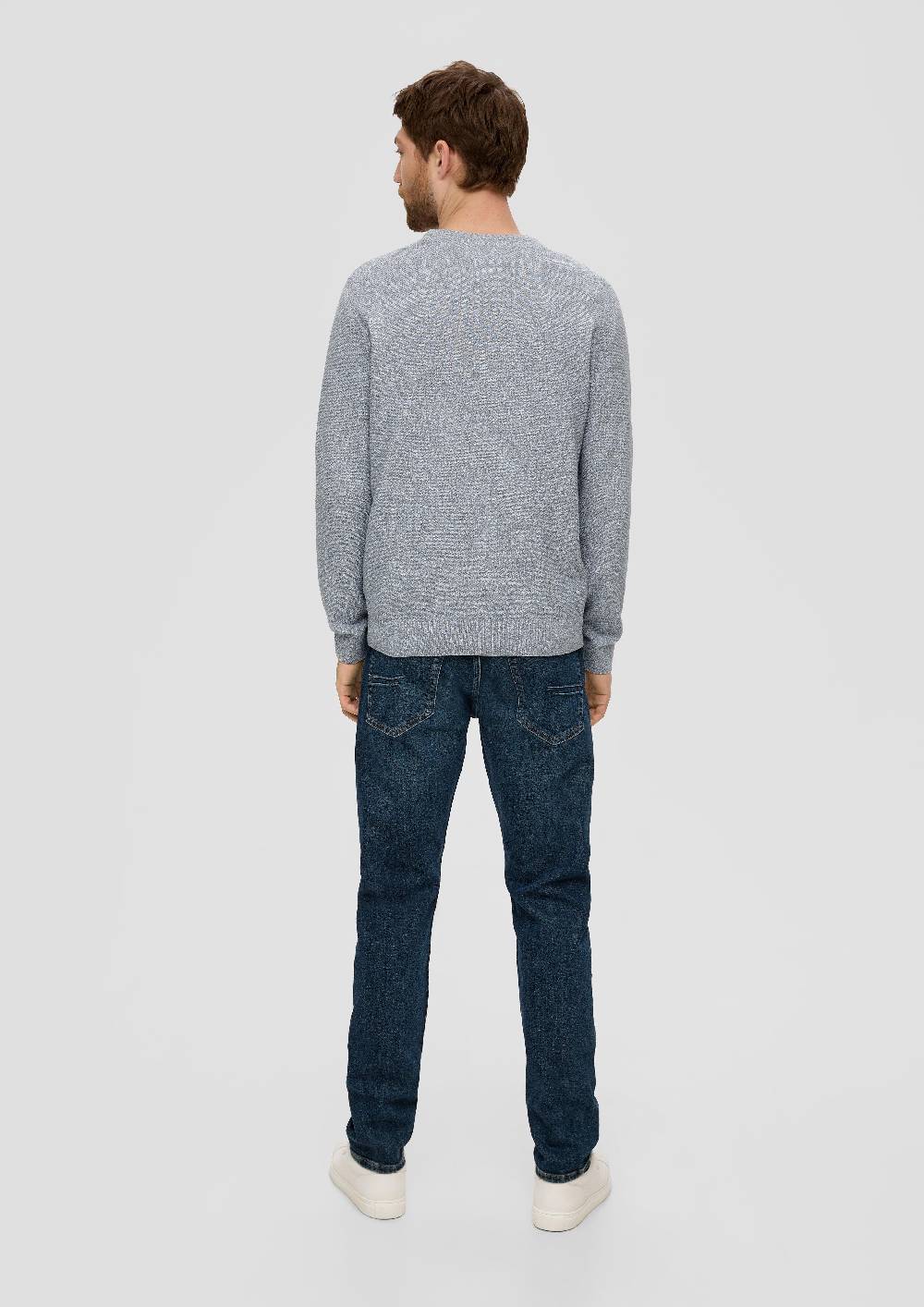 S.Oliver Feinstrickpullover mit Crew Neck Begrenztes Angebot