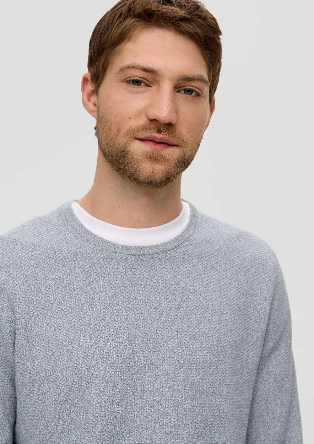 S.Oliver Feinstrickpullover mit Crew Neck Begrenztes Angebot