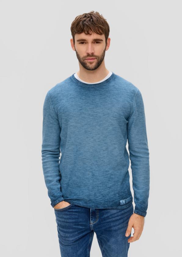 S.Oliver Strickpullover mit Rollsaum Vatertagsangebot