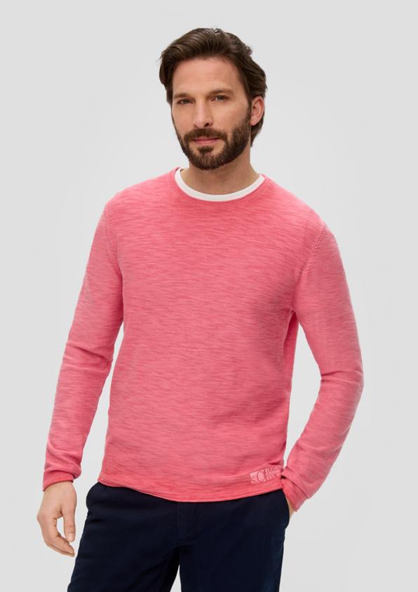 S.Oliver Strickpullover mit Rollsaum Valentinstagsangebot