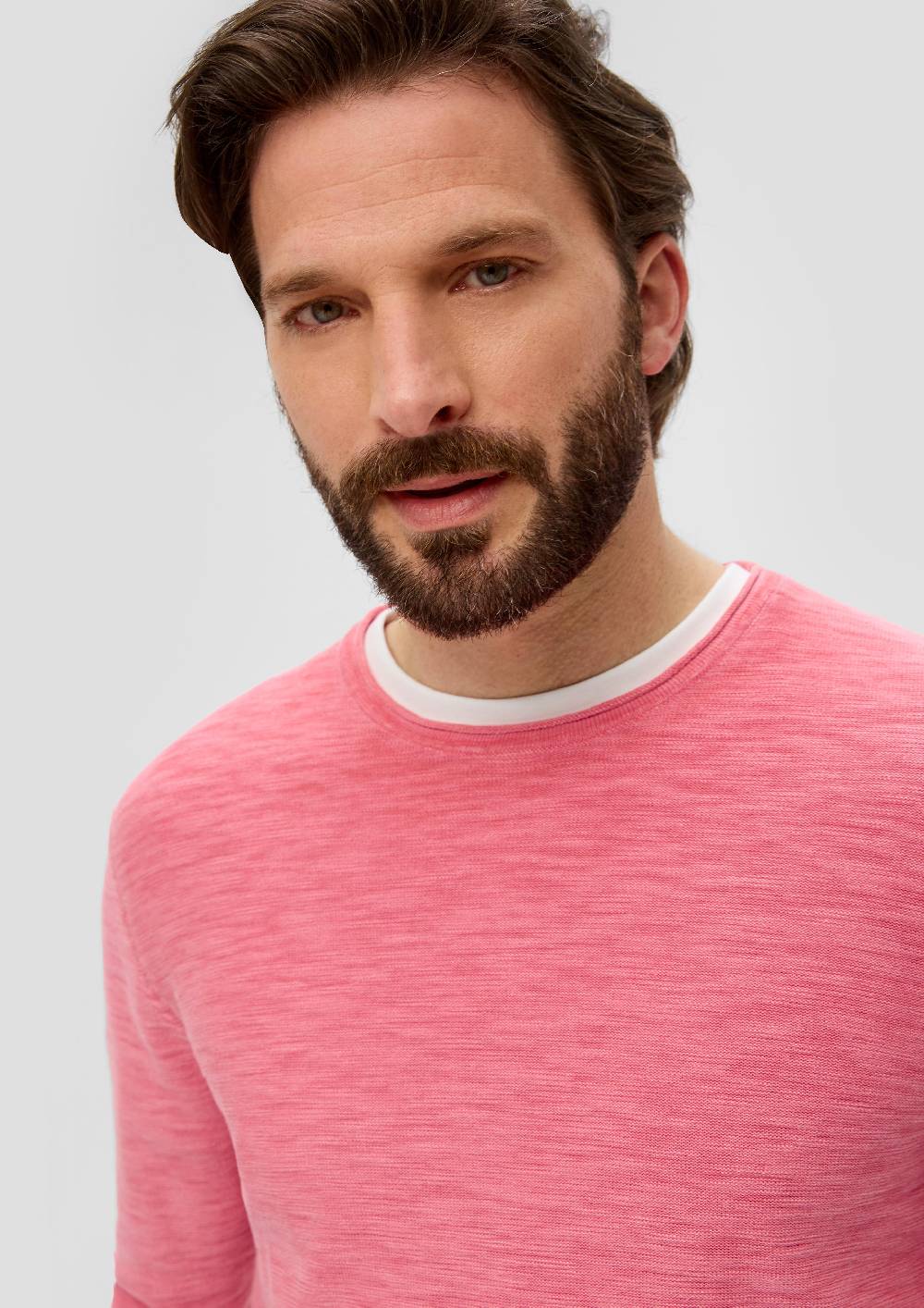 S.Oliver Strickpullover mit Rollsaum Valentinstagsangebot