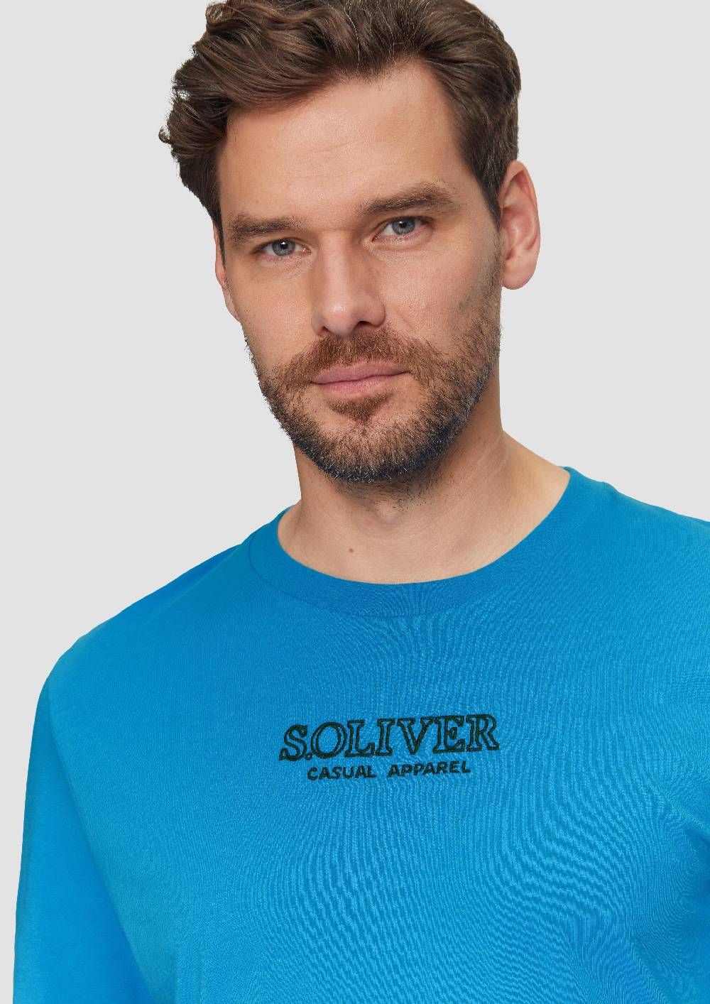 S.Oliver T-Shirt mit Logo-Motiven aus reiner Baumwolle Top Angebot