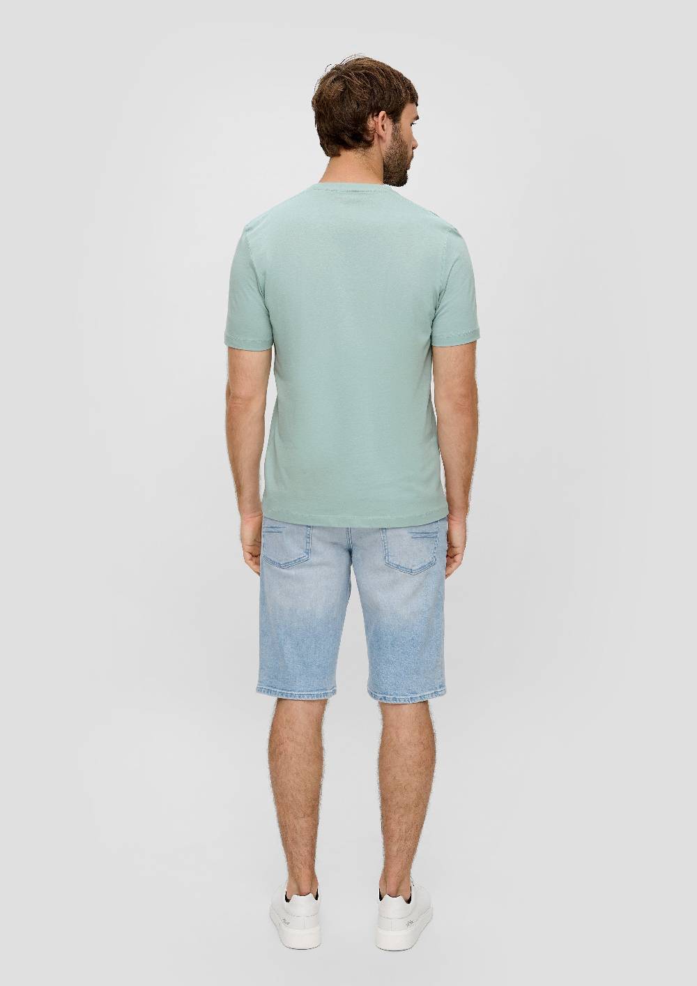 S.Oliver T-Shirt aus Baumwolle mit Label-Print Große Rabatte