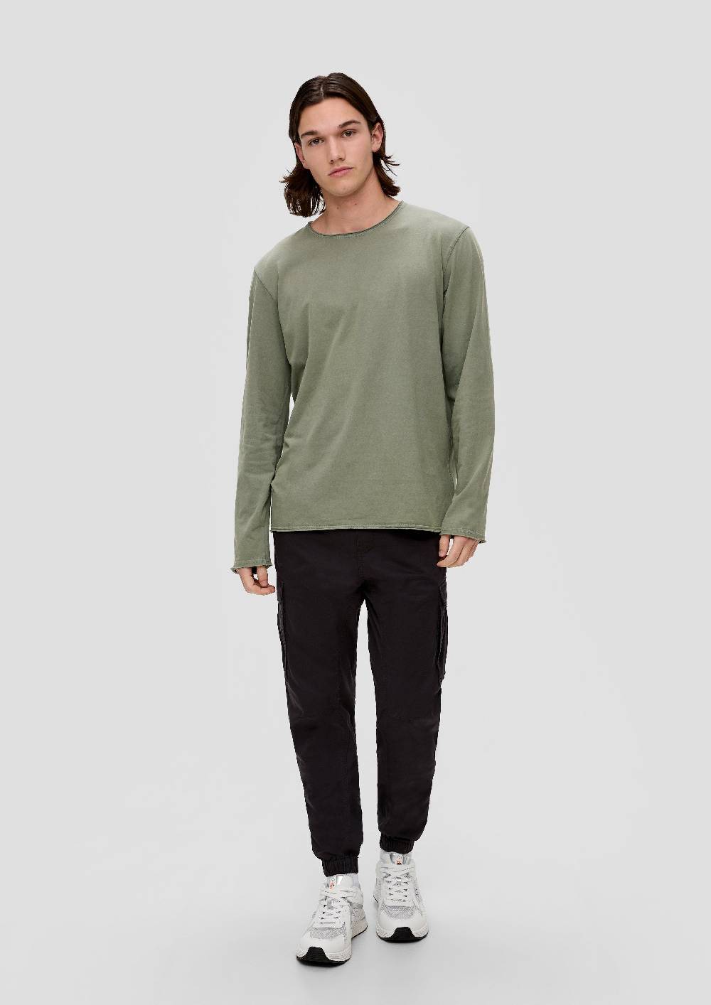 S.Oliver Longsleeve mit Rollsäumen Super Sparpreis