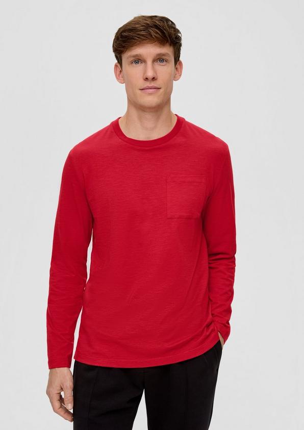 S.Oliver Longsleeve mit Flammgarnstruktur Wochenangebot