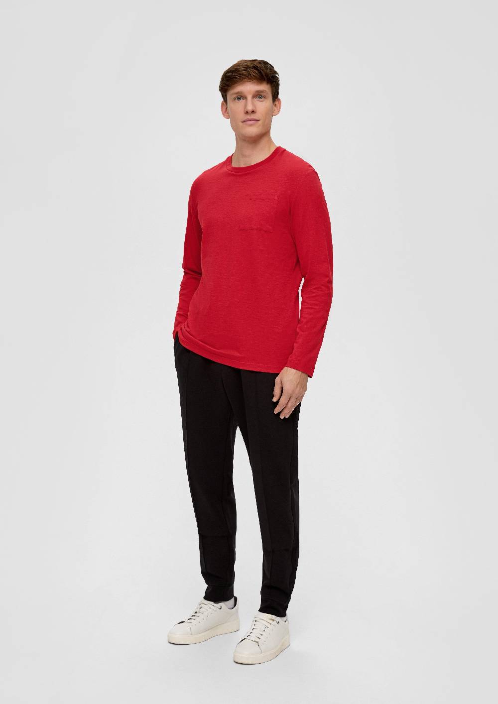 S.Oliver Longsleeve mit Flammgarnstruktur Wochenangebot