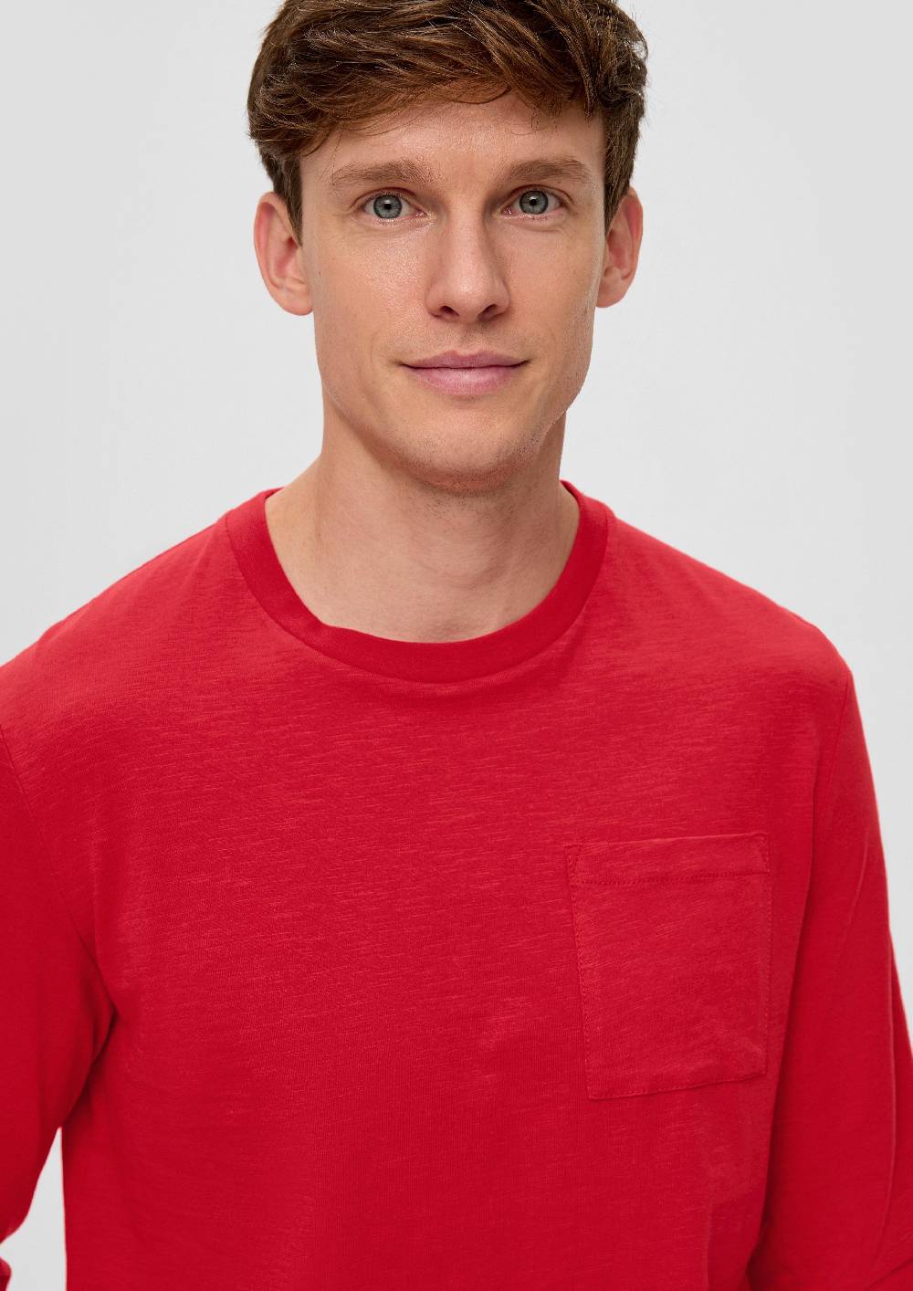 S.Oliver Longsleeve mit Flammgarnstruktur Wochenangebot